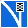 Emergency stopping lane