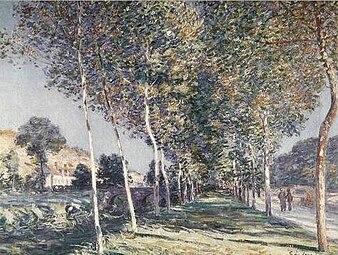 Allée de peupliers aux environs de Moret-sur-Loing, 1889 Paris, musée d'Orsay