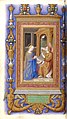 Annunciation from the Hours of Frédéric d'Aragon, Jean Bourdichon.