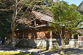 安房神社本殿（1881年造営。2016年撮影）