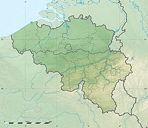 Sambre na zemljovidu Belgije