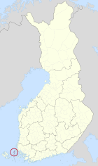 Lage von Brändö in Finnland