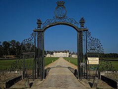 Le portail d'entrée du domaine