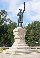 Monument à Étienne III de Moldavie (Ştefan cel Mare).