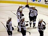 Members of the Colorado Avalanche in 2010