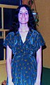 Image 102A young woman wearing a wrap dress. (from 1970s in fashion)