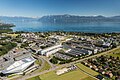 Vue aérienne du Campus depuis le Swisstech Convention Center.