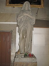 Sainte Apolline, sculpture de L.-V. Bougron.