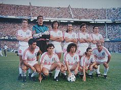 El aguerrido e intratable equipo de 1992, protagonista de la victoria sobre el equipo de la ribera por 3 tantos contra 2 en la Bombonera.