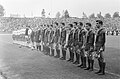 1961, lors d'un match de Coupe d'Europe face à Hambourg.