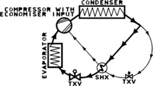 Economizer With Subcooling Exchanger.