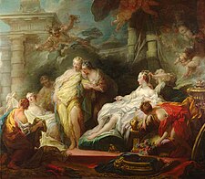 Jean-Honoré Fragonard, Psyché montrant à ses sœurs les présents de l'amour, 1753, National Gallery, Londres