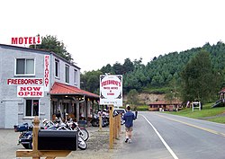 Entering Laurel Springs