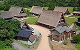 Tall houses at Gokayama village