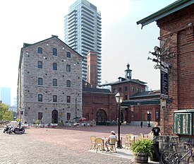 The Distillery District street level