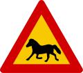 Watch for (large) animals horses