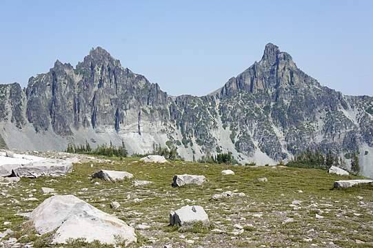 The Squaw (left) and The Chief (right)