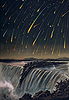 Leonid Meteor Storm, as seen over North America in the night of November 12, 1833