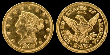NNC-US-1848-G$2½-Liberty Head (CAL)