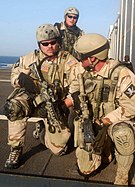 SEALs during a VBSS training in support of Operation Iraqi Freedom