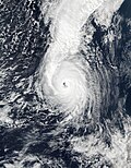 Satellite image of Hurricane Ophelia (2017)