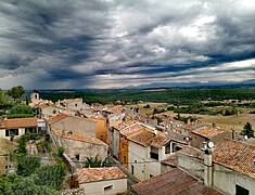 Sur les toits du village, août 2017.