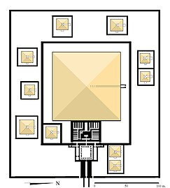 La pyramide de Sésostris Ier et ses dix pyramides subsidiaires