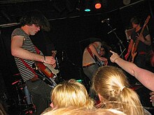 Pulled Apart by Horses live in 2008.