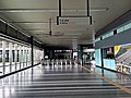 Paid zone of MRT common concourse.