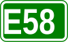 Route européenne 58