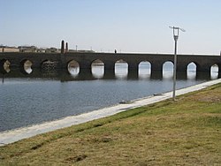 The old bridge of Varzaneh