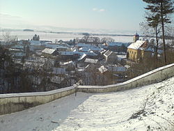 Úsov as seen from the Úsov Castle