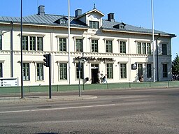 Resecentrum, järnvägsstationen.