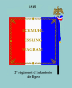 Drapeau modèle de 1815 (revers).