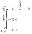 Fig 2 : α-monoglycéride.