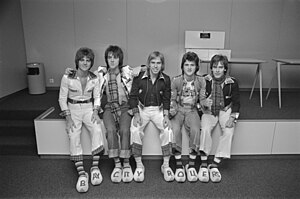 Bay City Rollers in the Netherlands in 1976