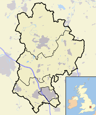 1976 Mid Bedfordshire District Council election is located in United Kingdom Bedfordshire 1974-2009