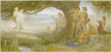 The Herdsmen of Admetus by Constance Phillott (circa 1890)