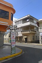 Signs for PR-159 and PR-807 in Corozal barrio-pueblo