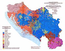 Etnička mapa SFRJ 1991.