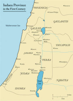 Judaea and the Galilee in the first century