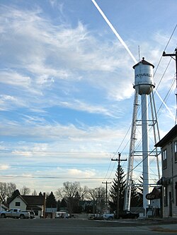 Water tower in Garnavillo