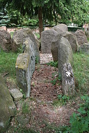 Der Zugang zur Grabkammer, Blick von Südosten