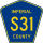 County Road S31 marker