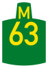 Metropolitan route M63 shield