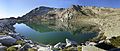 Panoramic view of Lac de Bastiani, Corsica.