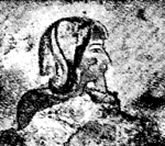 דיוקן של איש לובי, צולם על ידי פיטרי בקבר של סתי הראשון באמצעות מצלמתו המפורסמת.