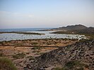 Lobos Island's small lagoon, Playa de la Concha