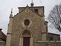 L'église vue de face.