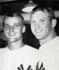 Roger Maris (left) and Mickey Mantle (right) in 1961